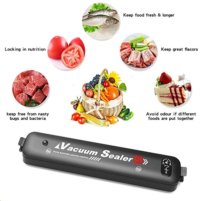 Machine de scellage sous vide أداة تغليف وإزالة الهواء لأكياس الأكل